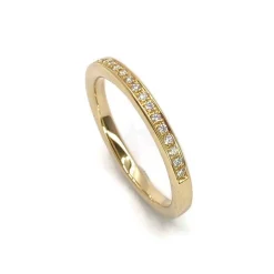 CHRISTOFFERSEN JEWELLERY RING 14 KARAT GULD MED BRILLANTER - 5000408