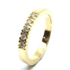 CHRISTOFFESEN JEWELLERY ALLIANCE RING I 14 KARAT GULD MED BRILLANTER - 5000916