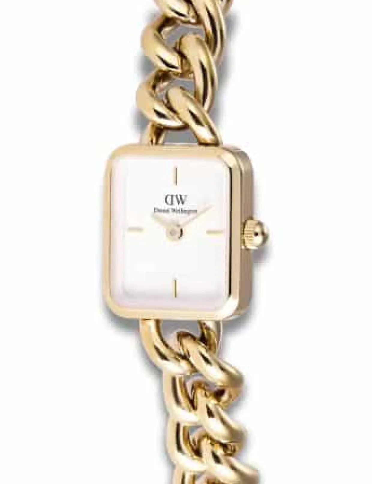 DANIEL WELLINGTON CHAIN MINI UR FIRKANTET - DW00100836