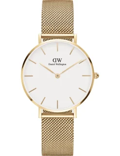 DANIEL WELLINGTON PETITE EVERGOLD 32 MM HVID - DW00100348