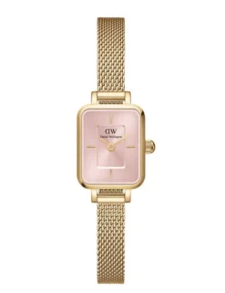 DANIEL WELLINGTON QUADRO DOUBLE MESHREM LYSERØD SKIVE - DW00100655