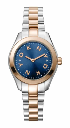 DKNY ASTORIA LOGO UR DAME TO FARVET ROSA MED LÆNKE - DK1L033M0095