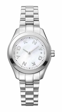 DKNY ASTORIA LOGO UR DAME I STÅL - DK1L033M0045