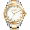 DKNY CHAMBERS GLITZ UR DAME TO FARVET MED LÆNKE - DK1L017M0075