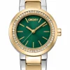 DKNY EASTSIDE MINI UR DAME STÅL OG GULD FARVET MED LÆNKE - DK1L024M0165