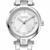 DKNY ESSENTIAL MINI UR DAME STÅL MED LÆNKE - DK1L043M0045