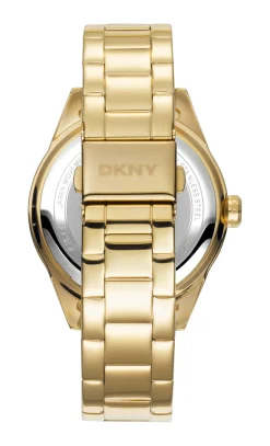 DKNY NOLITA MULTI GLITZ UR DAME GULD FARVET MED LÆNKE - DK1L027M0045