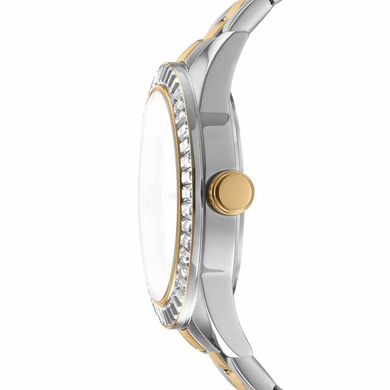 DKNY NOLITA MULTI GLITZ UR DAME TO FARVET MED LÆNKE - DK1L027M0095