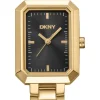 DKNY UPTOWN MIDI UR DAME GULD FARVET MED LÆNKE - DK1L009M0015