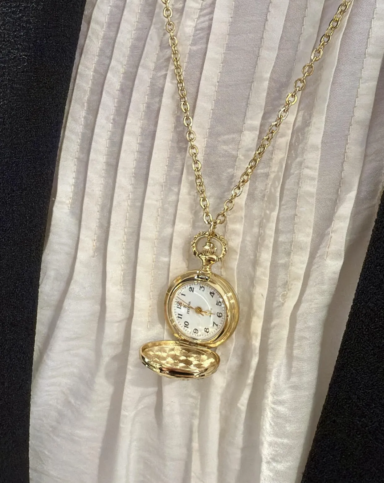 FESTINA HALSKÆDE UR STÅL DOUBLE MED 70 CM KÆDE - F2033/1