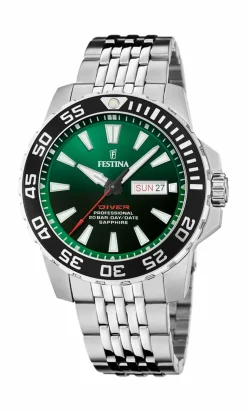 FESTINA PROFESSIONAL DIVER UR HERRE MED STÅL LÆNKE - F20661/2