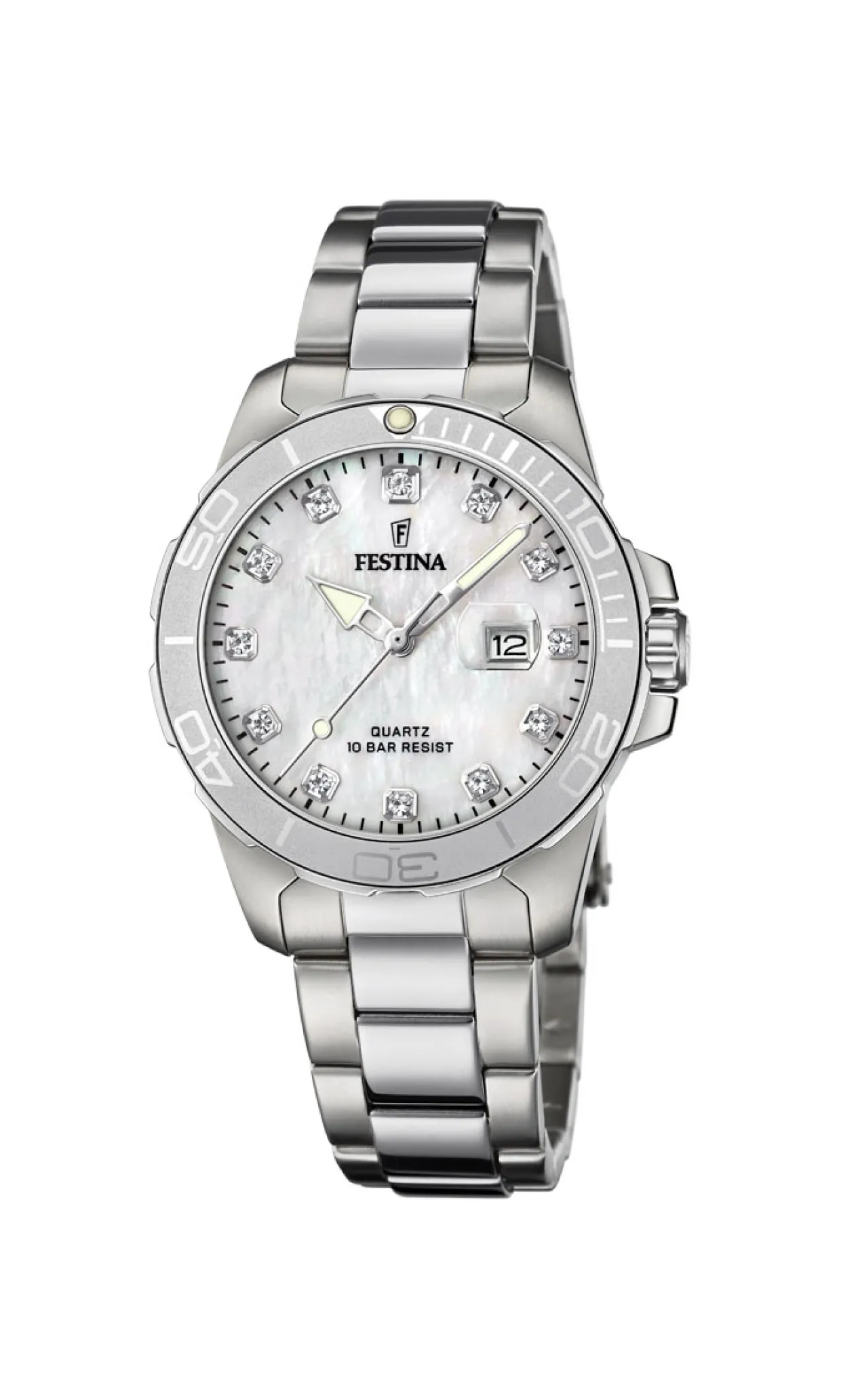 FESTINA UR DAME STÅL SPORT 100M - F20503/1