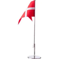 FLAG FORKROMET 40 CM MASSIV MED DÅBSMOTIVER