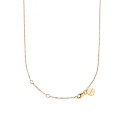 FLORA DANICA FIRKLØVER HALSKÆDE PAVE FORGYLDT SØLV - FLC-NE-G-PAVE