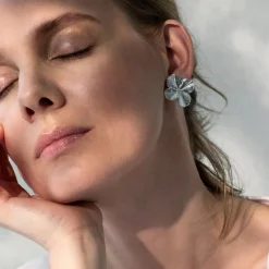 FLORA DANICA FIRKLØVER STATEMENT ØRECLIPS SØLV - FLC-EACLIPS-S