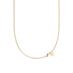 FLORA DANICA FIRKLØVER STATEMENT HALSKÆD I FORGYLDT SØLV - FLC-NE-LARGE-G