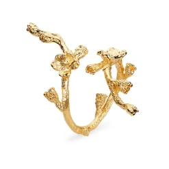 FLORA DANICA FORGLEMMIGEJ RING FORGYLDT SØLV - FMN-STRI-G