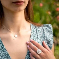 FLORA DANICA PERSILLE RING SØLV - PAR-StRi-S