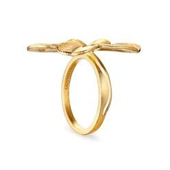 FLORA DANICA RING 18 KARAT GULD MED BRILLANT - FLC-STRI-18K-G