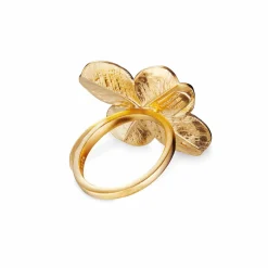 FLORA DANICA RING 18 KARAT GULD MED BRILLANT - FLC-STRI-18K-G
