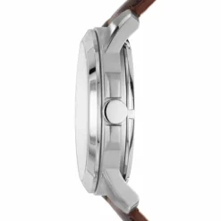 FOSSIL GRANT AUTOMATIC MØRKEBRUN LÆDER - ME3099