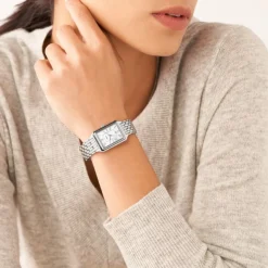 FOSSIL RAQUEL UR DAME STÅL FIRKANTET - ES5221