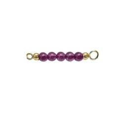 HEIRING AMETHYST TOP TIL MULTI ARMBÅND I FORGYLDT SØLV - 53-4-23FG