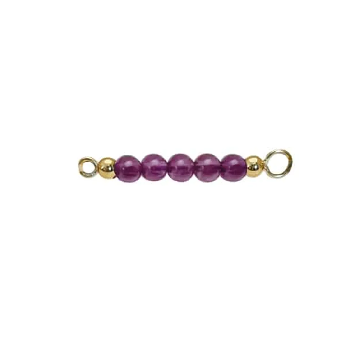 HEIRING AMETHYST TOP TIL MULTI ARMBÅND I FORGYLDT SØLV - 53-4-23FG