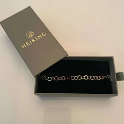 HEIRING ANKELKÆDE I FORGYLDT SØLV 28 CM - 90-1-11FG