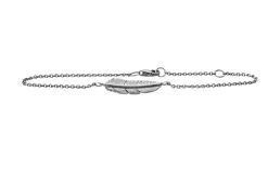 HEIRING ARMBÅND FJER MINI SØLV RHODINERET 51-6-02RH