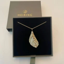 HEIRING FAGGIO MELLEM VEDHÆNG I FORGYLDT SØLV - 52-3-61FG