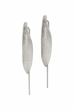 HEIRING GRASS ØREHÆNGER I RHODINERET SØLV - 52-0-72RH