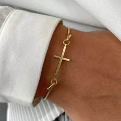 HEIRING KORS TOP TIL MULTI ARMRING FORGYLDT SØLV - 53-4-37FG