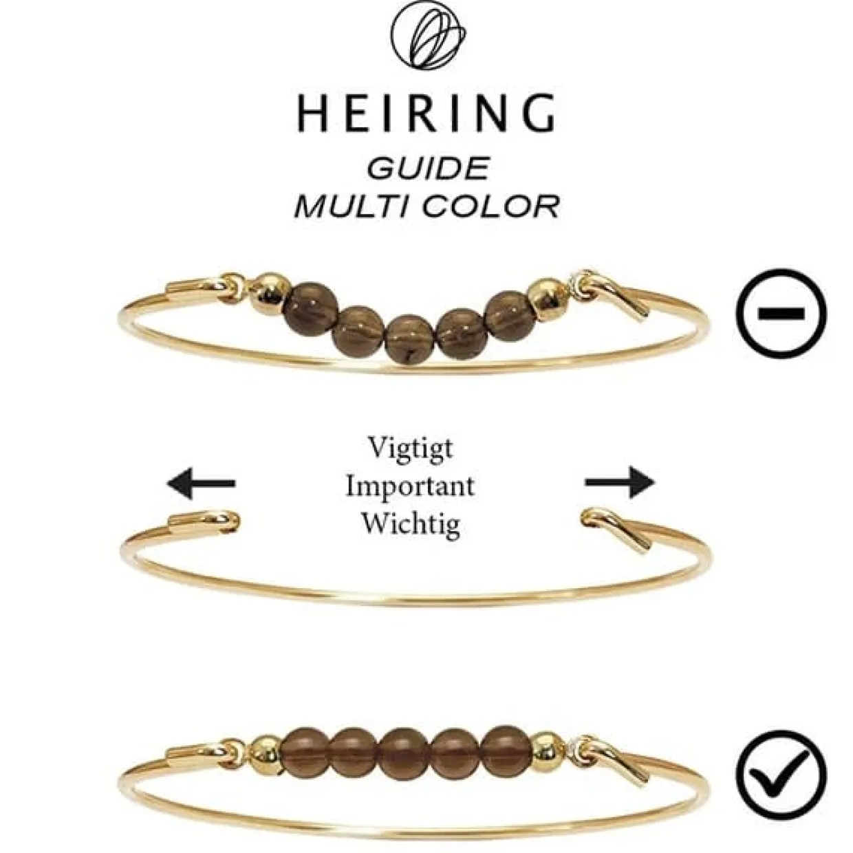 HEIRING MAMA TOP TIL MULTI ARMRING I FORGYLDT SØLV - 53-4-86FG