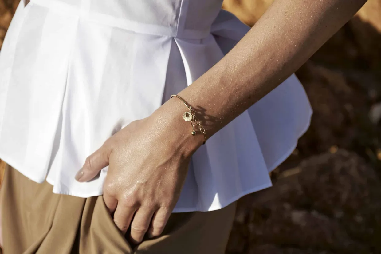 HEIRING MULTI ARMRING SØLV FORGYLDT MEDIUM 18 CM - 53-4-00FG-M