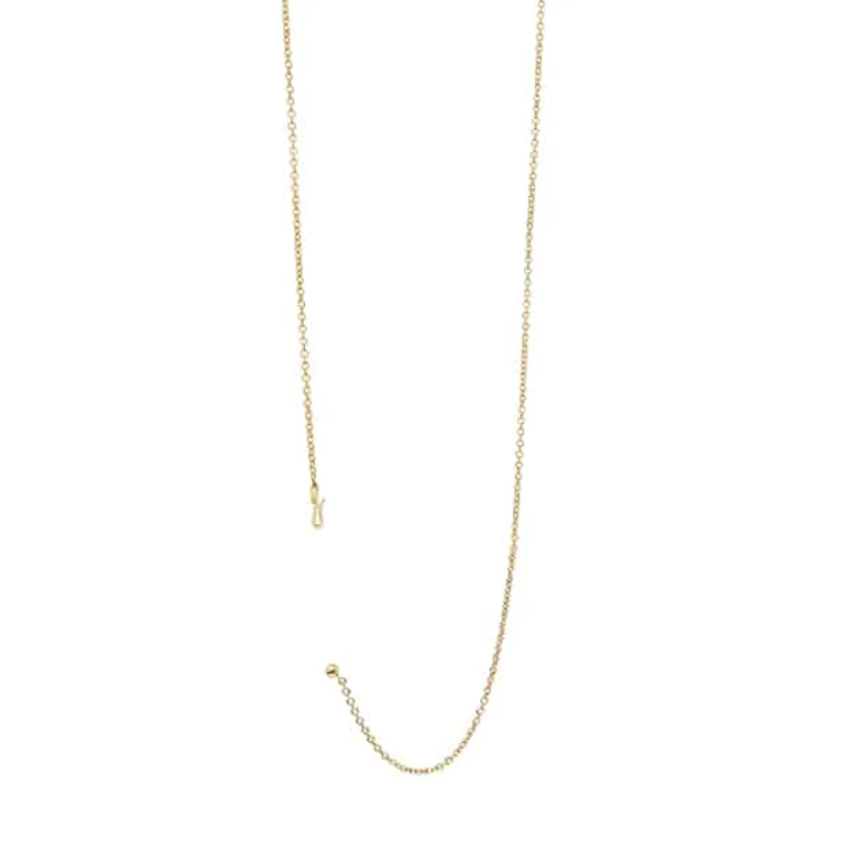 HEIRING MULTI CHAIN SØLV FORGYLDT 42 CM - 53-4-71FG