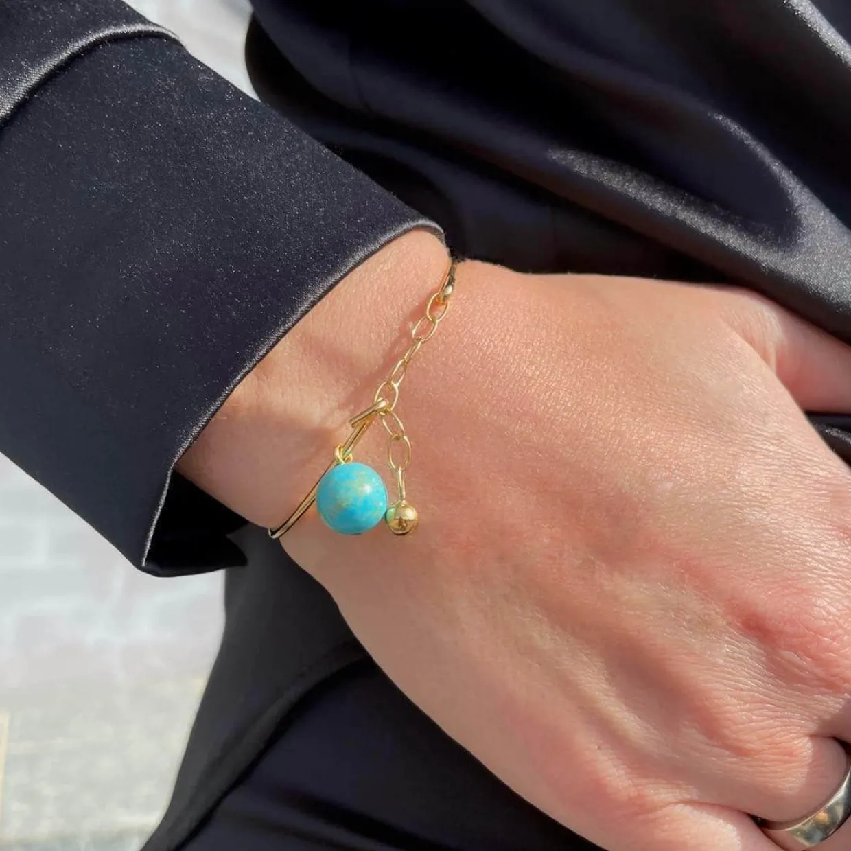 HEIRING MULTI TOP SØLV FORGYLDT ELIPSE 0,02 CARAT BRILLIANT - 53-4-32BR-FG