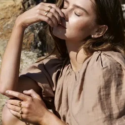 HEIRING RING MILLE NO. 4 SØLV FORGYLDT - 53-3-74FG