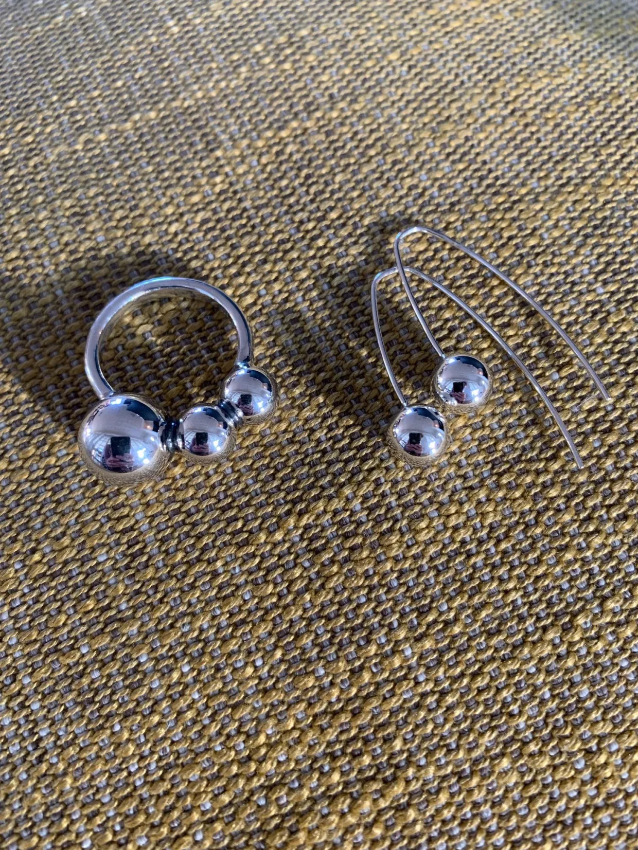 HEIRING RING SØLV MED BOBLER - 29-2-89