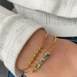 HEIRING SQUARE MIX TOP TIL MULTI ARMBÅND I FORGYLDT SØLV - 53-4-31FG-9-1