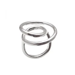 HEIRING TWISTER SØLV RING - 29-3-04