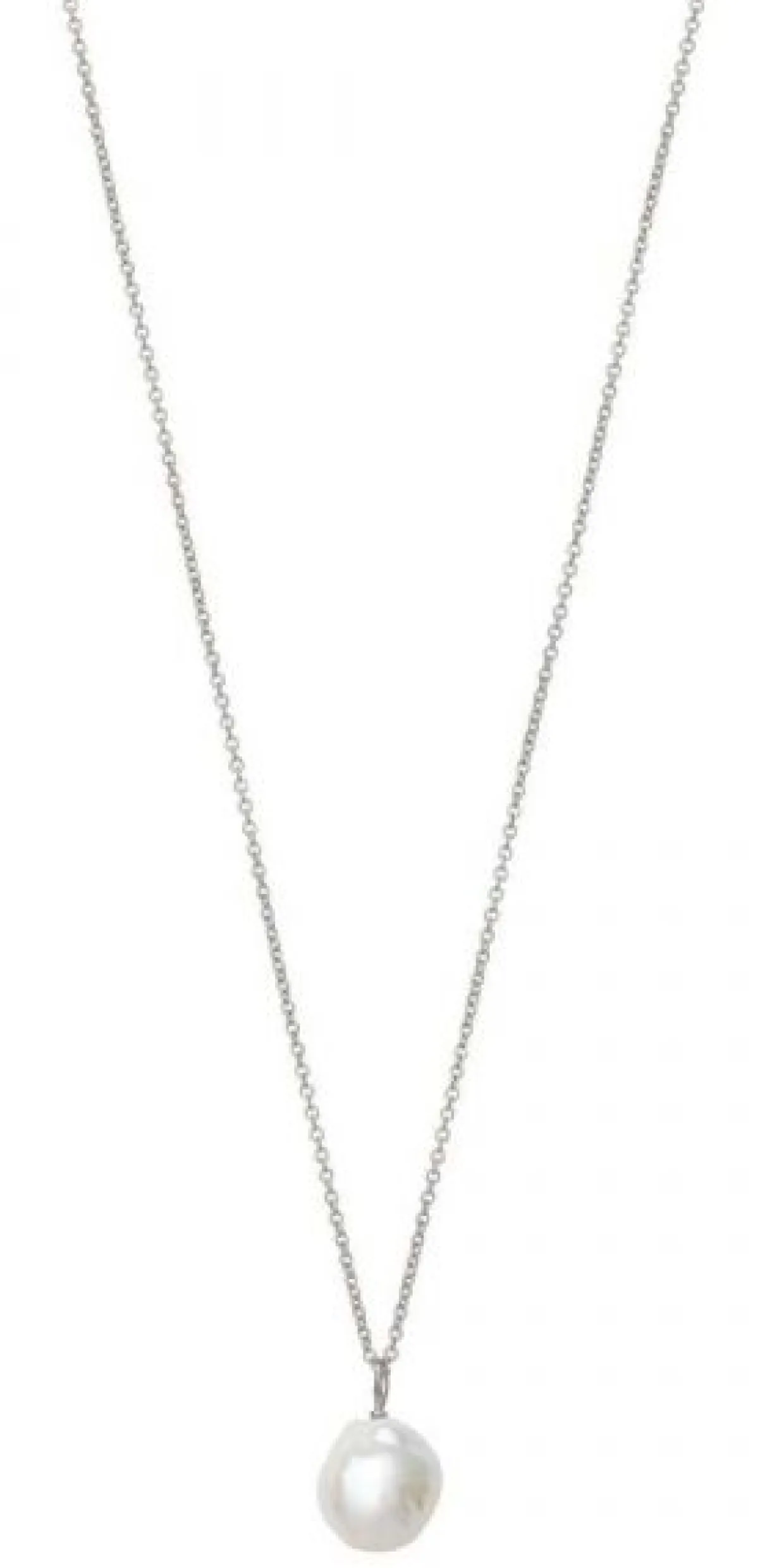 HEIRING VEDHÆNG SØLV HVID BAROK PERLE - 29-9-00RH