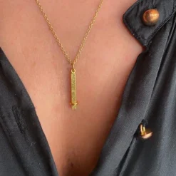 HEIRING YOU AND ME VEDHÆNG SØLV FORGYLDT - 51-9-90FG