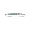HERING MULTI BANGLE STØRRELSE M ARMBÅND MED AQUAMARIN - 53-4-08RH