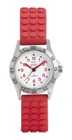 HOT SHOT STÅL MED RØD GUMMIREM - W0957SBX-I