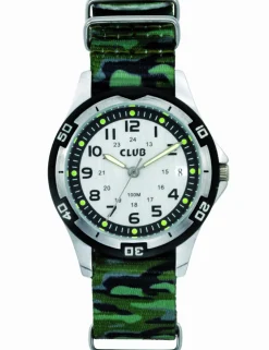 INEX CLUB UR BØRNE GRØN NATO REM 100 METER VANDTÆT - A65175S4A