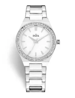 INEX DAME UR STÅL MED STEN - A69532-1S0I