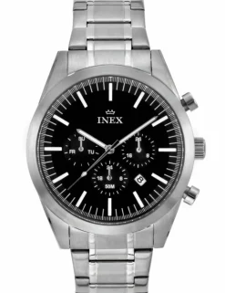 INEX HERRE UR STÅL DATO MED LÆNKE