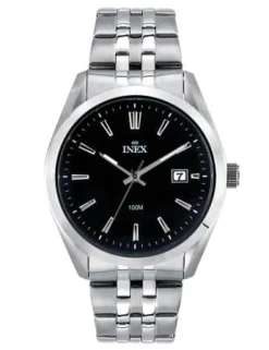 INEX UR HERRE STÅL MED SORT SKIVE - A12173S5I