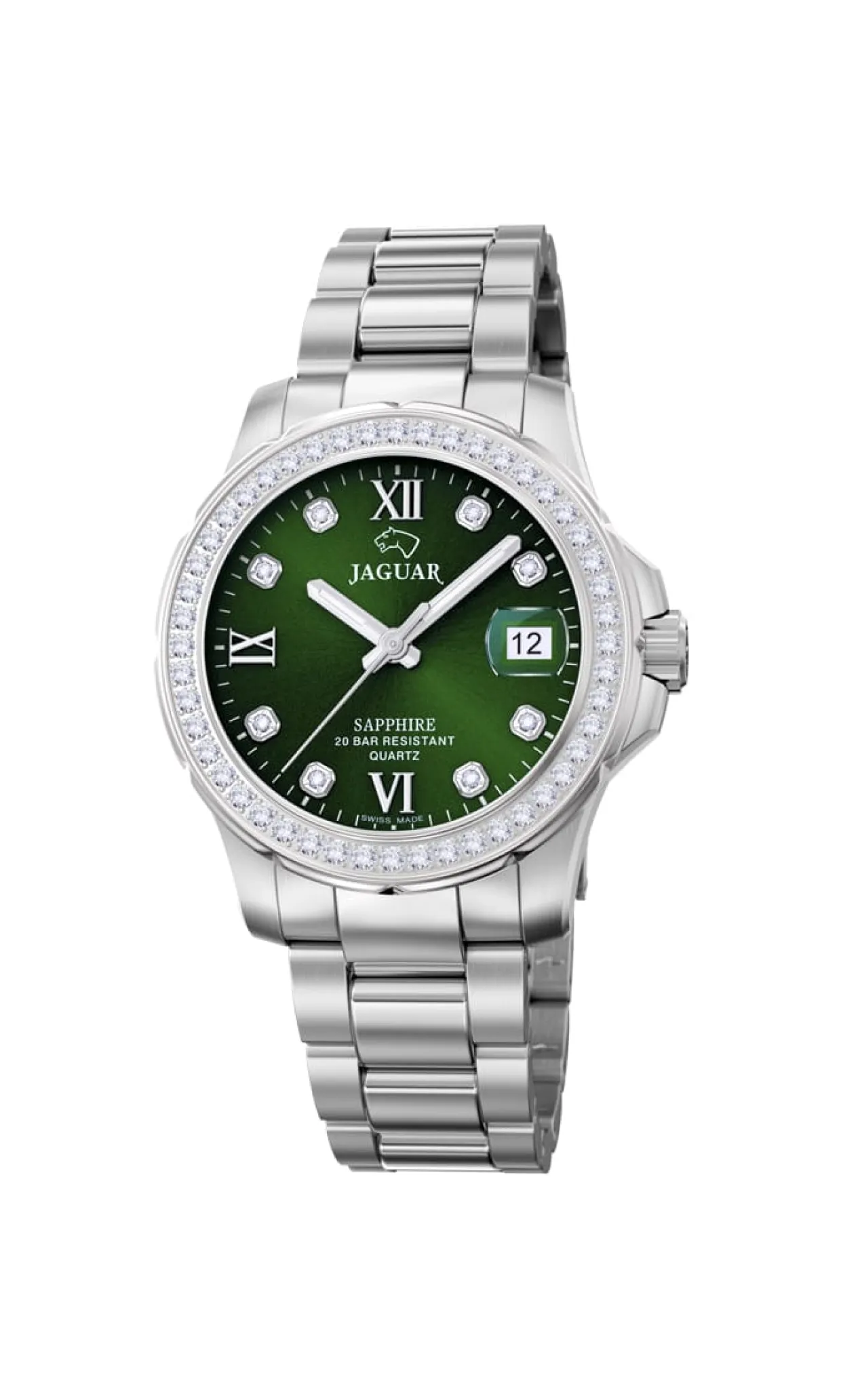 JAGUAR LADY DIVER MED STEN - J892/5